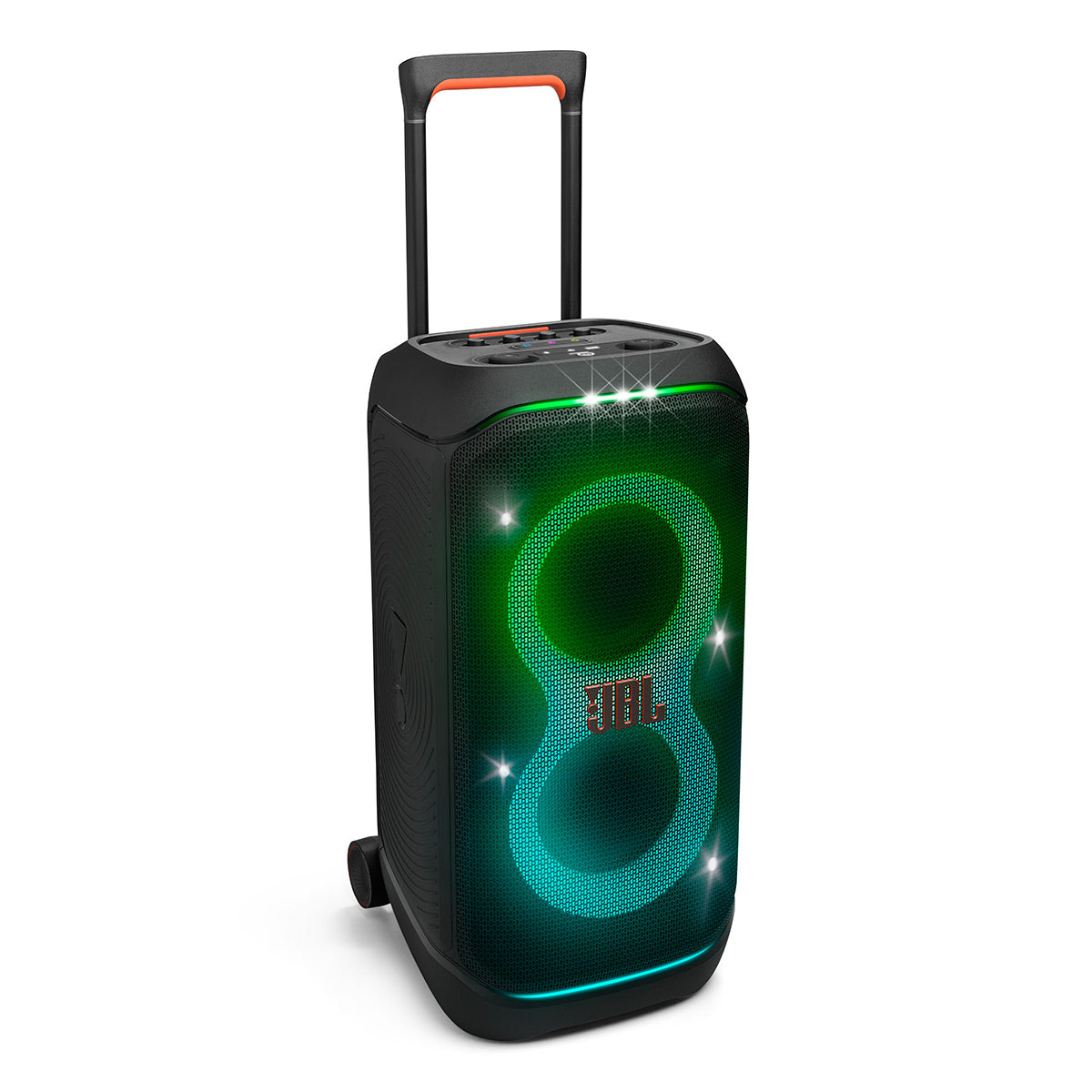 JBL Partybox Stage 320 Portable Party Speaker Bundle with Additional Battery 400 (Black)