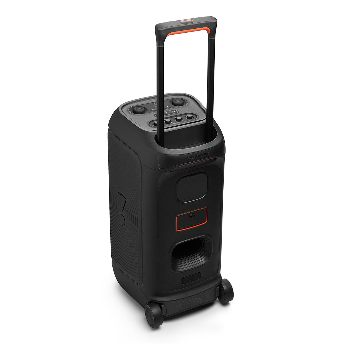 JBL Partybox Stage 320 Portable Party Speaker Bundle with Additional Battery 400 (Black)