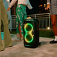 JBL Partybox Stage 320 Portable Party Speaker Bundle with Additional Battery 400 (Black)