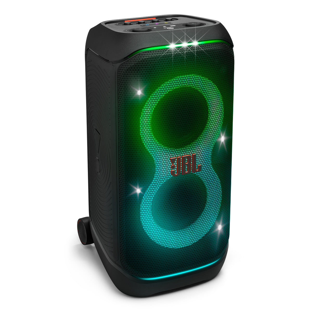 JBL Partybox Stage 320 Portable Party Speaker Bundle with Additional Battery 400 (Black)