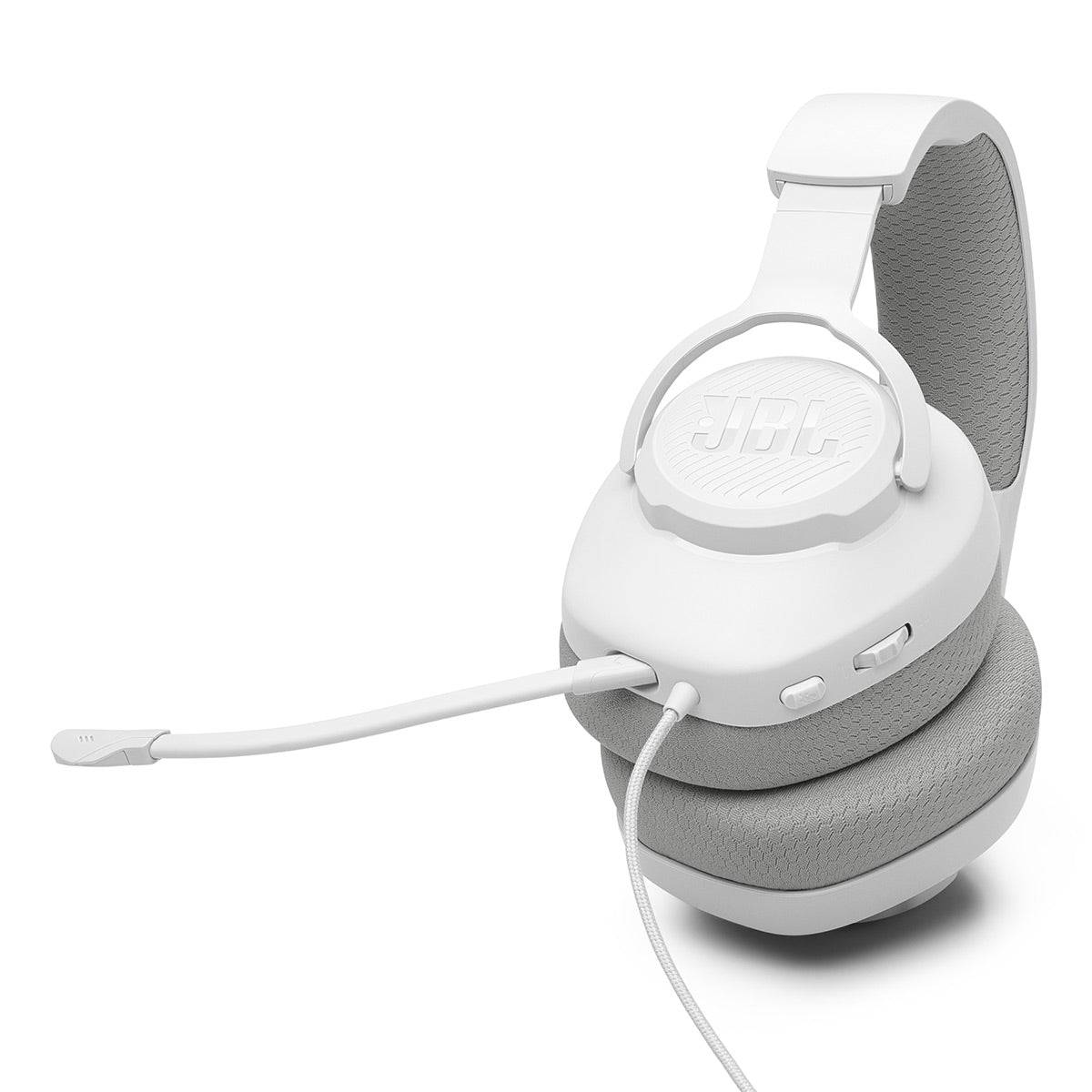 JBL Quantum 100M2 Over Ear Gaming Headphones (White)