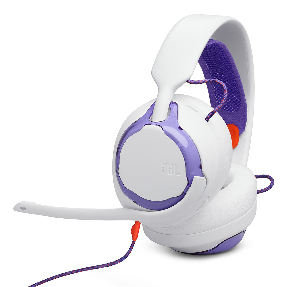 JBL Quantum 250 Wired Over-Ear Gaming Headset Bundle with gSport Case (White)