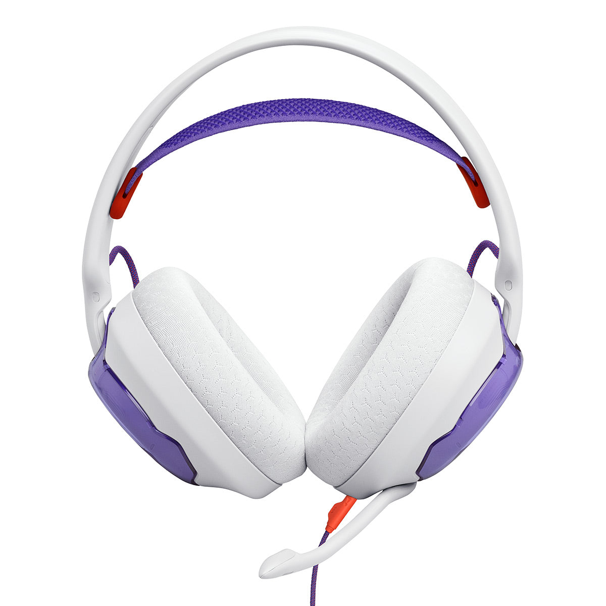 JBL Quantum 250 Wired Over-Ear Gaming Headset Bundle with gSport Case (White)