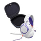 JBL Quantum 250 Wired Over-Ear Gaming Headset Bundle with gSport Case (White)