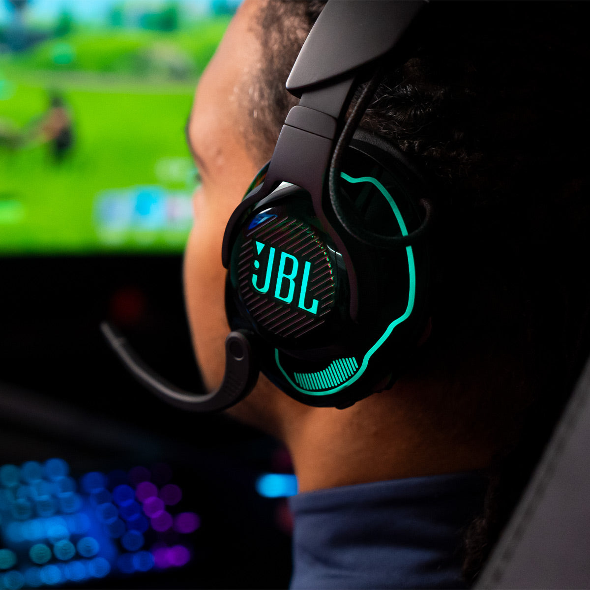 JBL Quantum 910X Wireless Over Ear Gaming Headphones with Active Noise Cancelling (Black)
