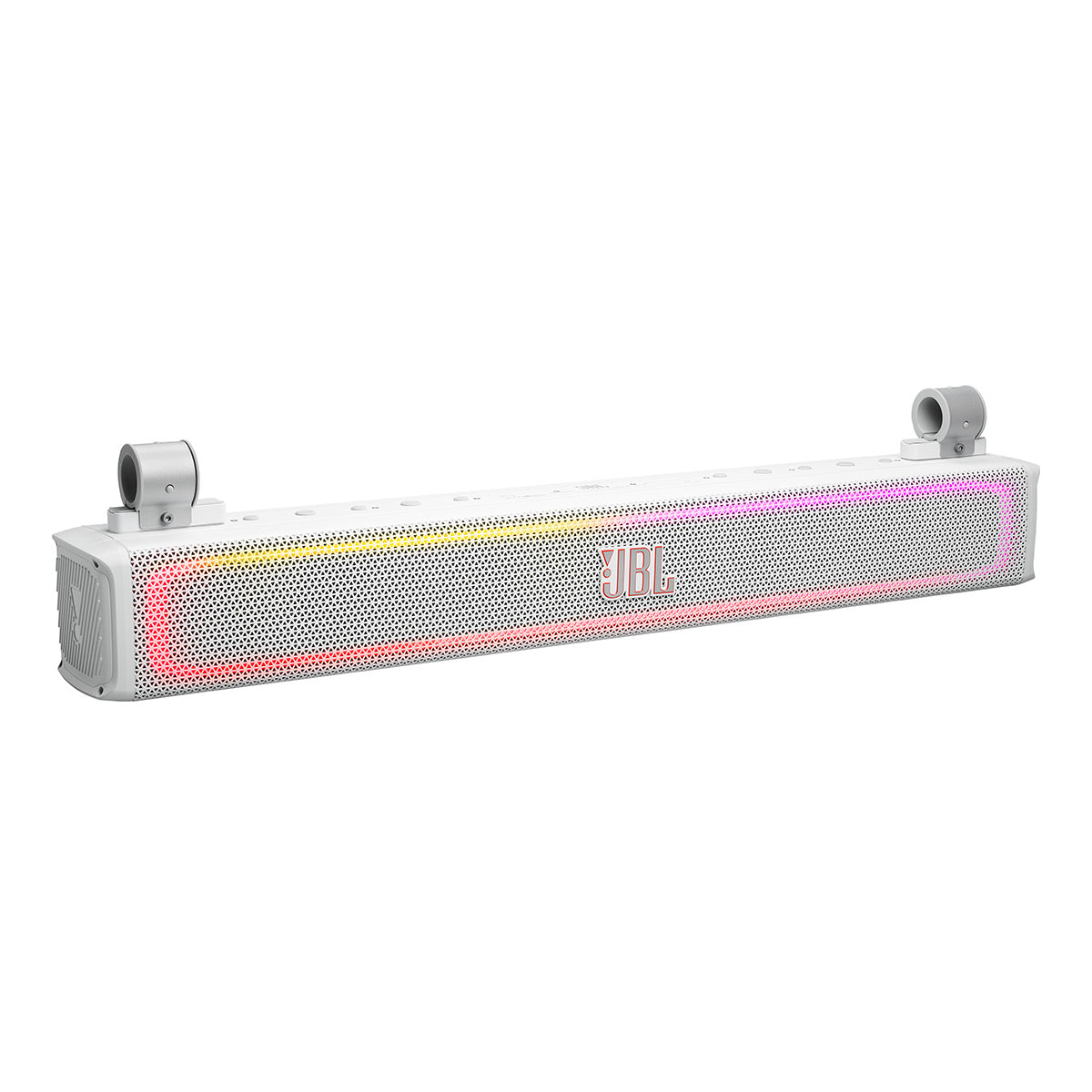 JBL RallyBar XL 2 Outdoor Vehicle Blutooth Soundbar with LED Lights (White)