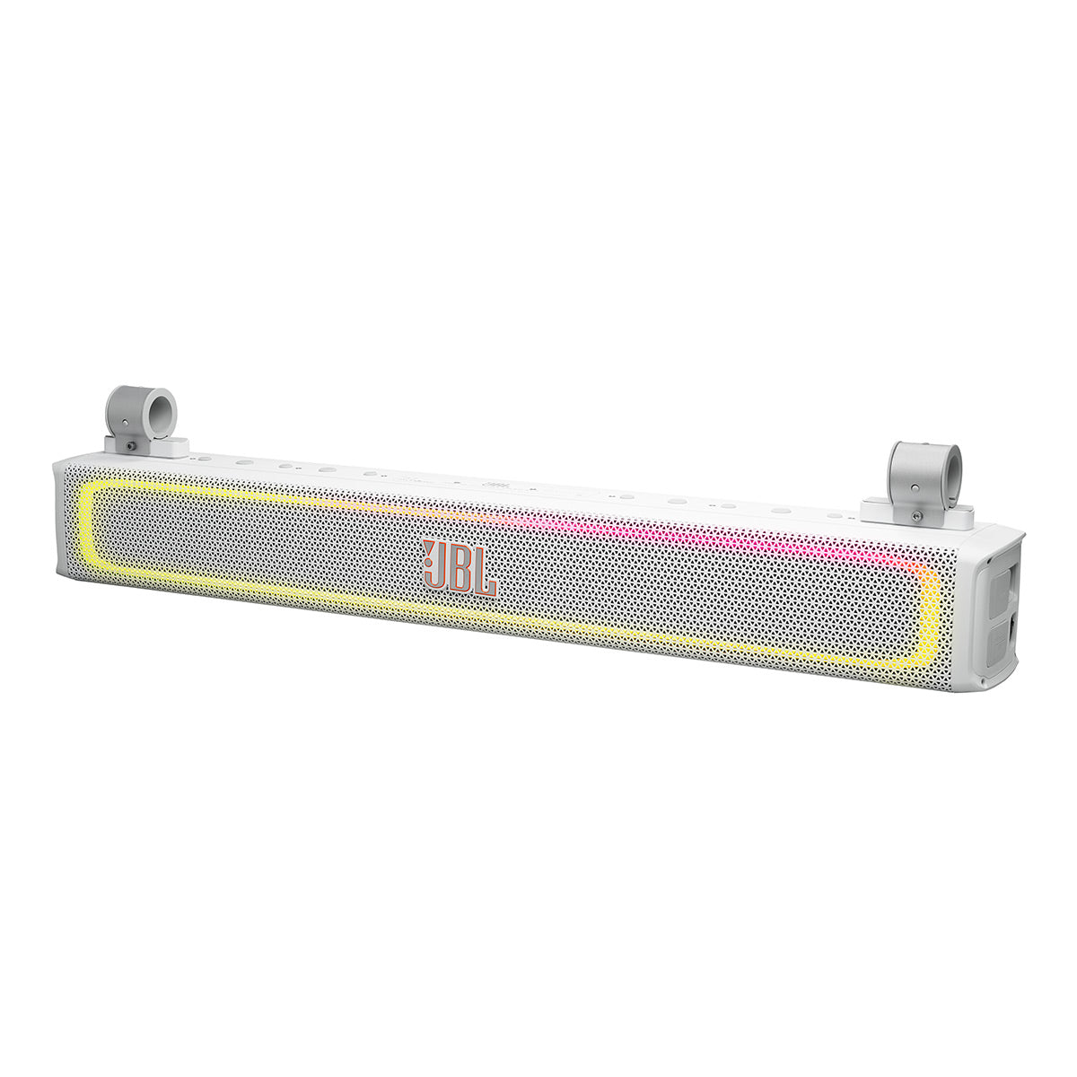 JBL RallyBar XL 2 Outdoor Vehicle Blutooth Soundbar with LED Lights (White)