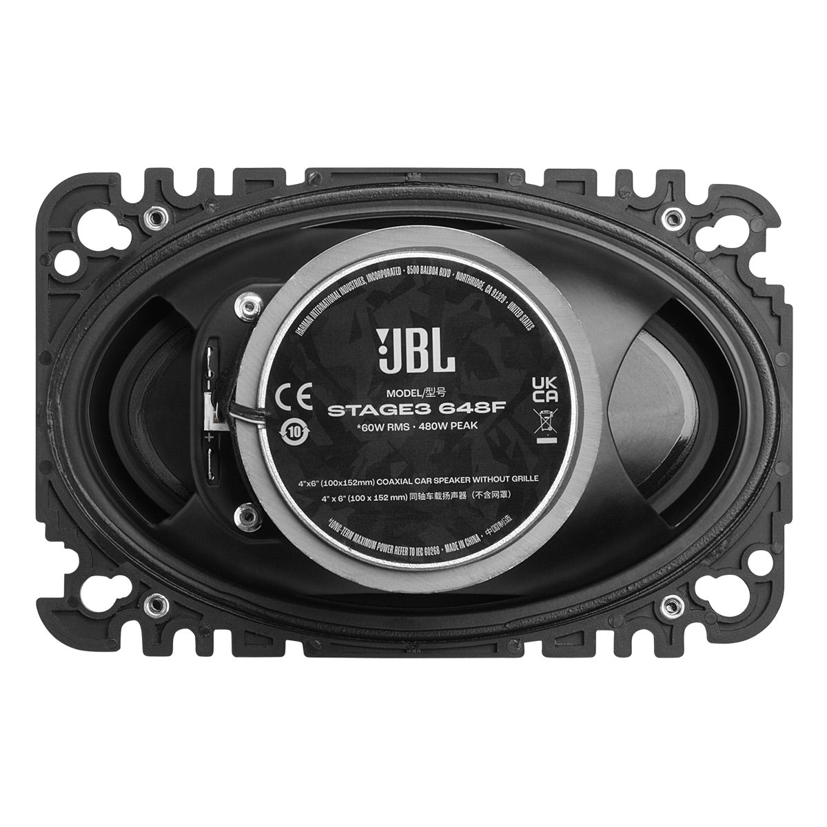 JBL Stage3 648F 4&rdquo; x 6&rdquo; 2-Way Coaxial Speakers - Pair