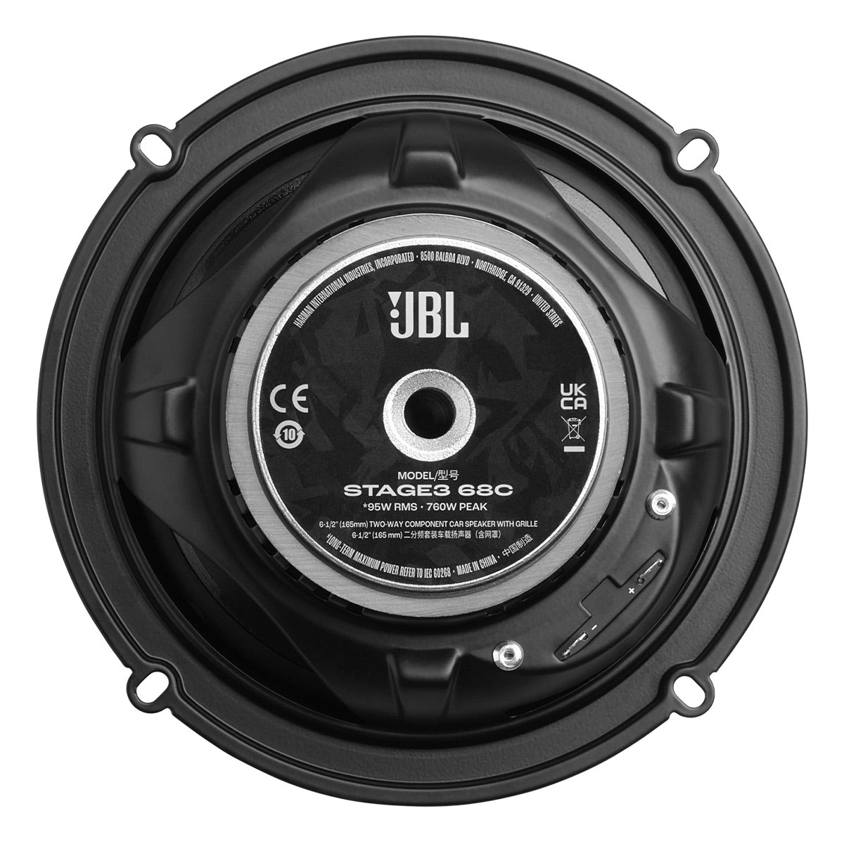 JBL Stage3 68C 6.5&rdquo; 2-Way Component Speaker System