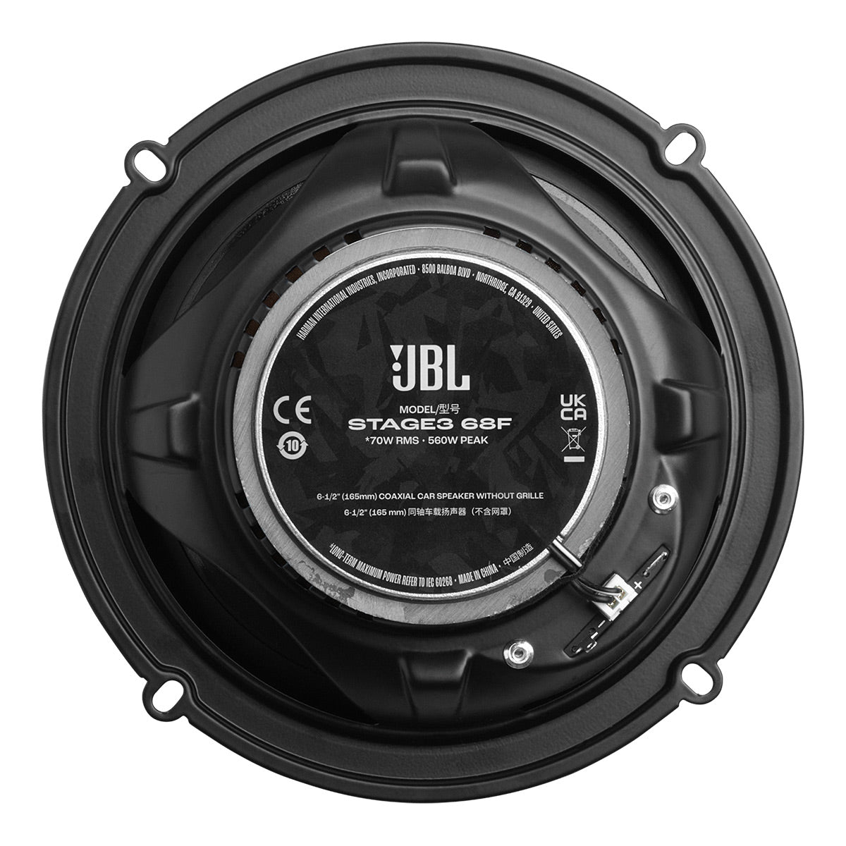 JBL Stage3 68F 6.5&rdquo; 2-Way Coaxial Speakers - Pair