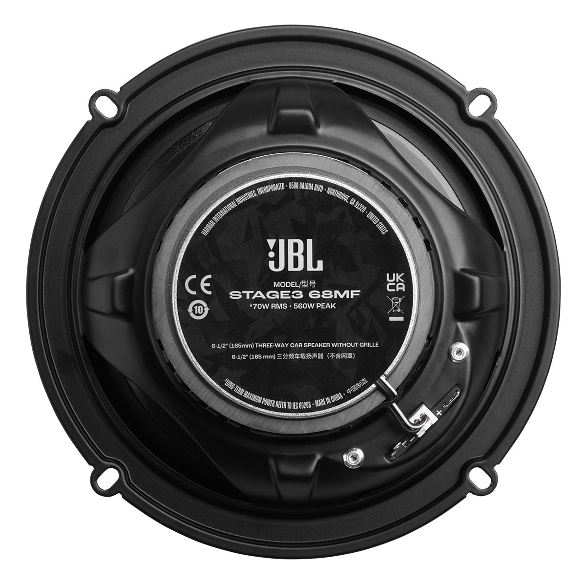 JBL Stage3 68MF 6.5&rdquo; 3-Way Speakers - Pair