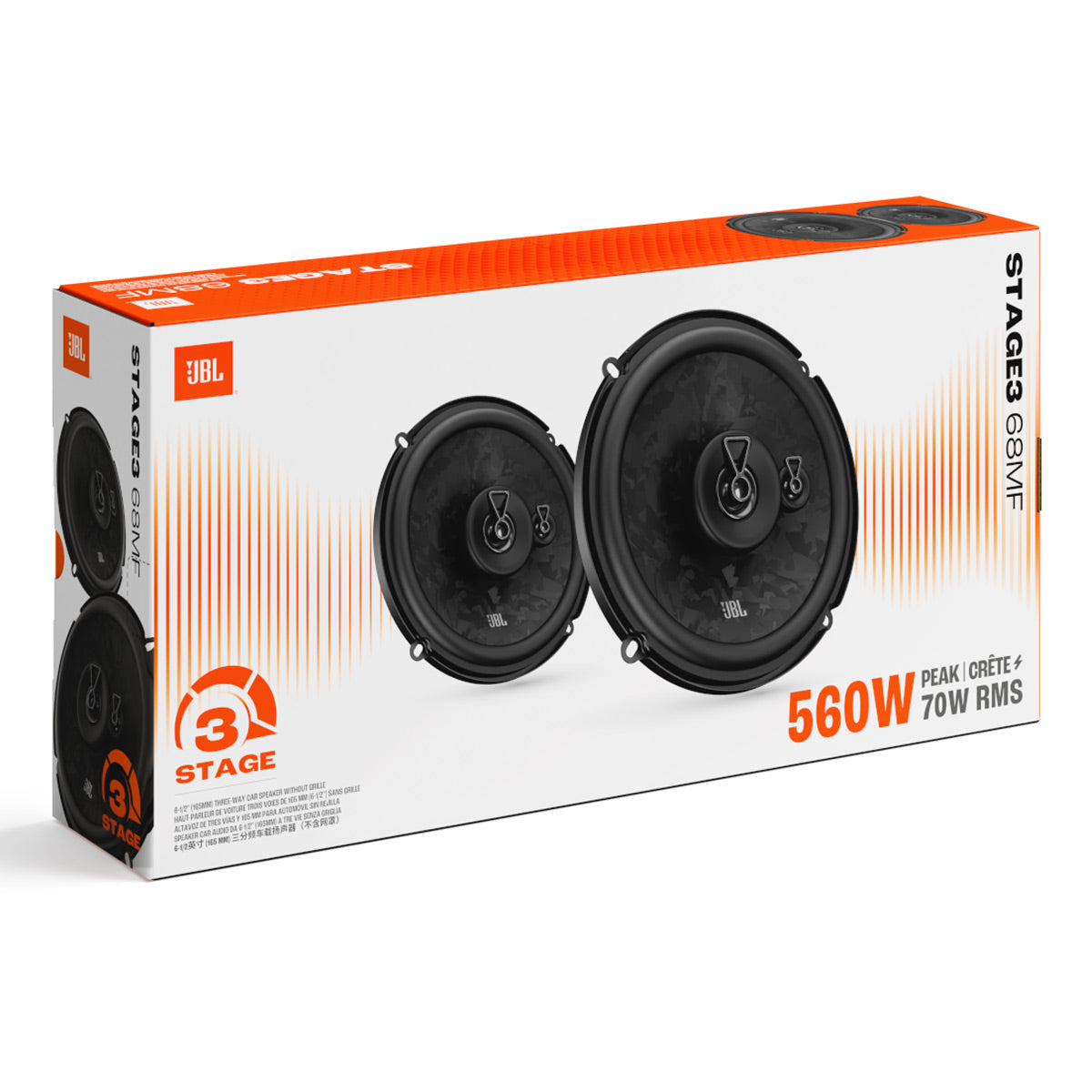 JBL Stage3 68MF 6.5&rdquo; 3-Way Speakers - Pair