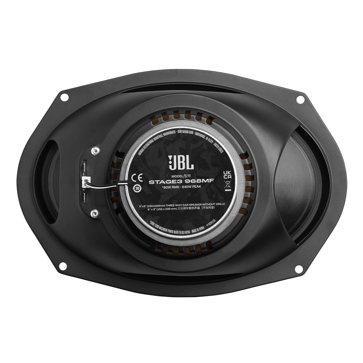 JBL Stage3 968MF 6&rdquo; x 9&rdquo; 3-Way Speakers - Pair