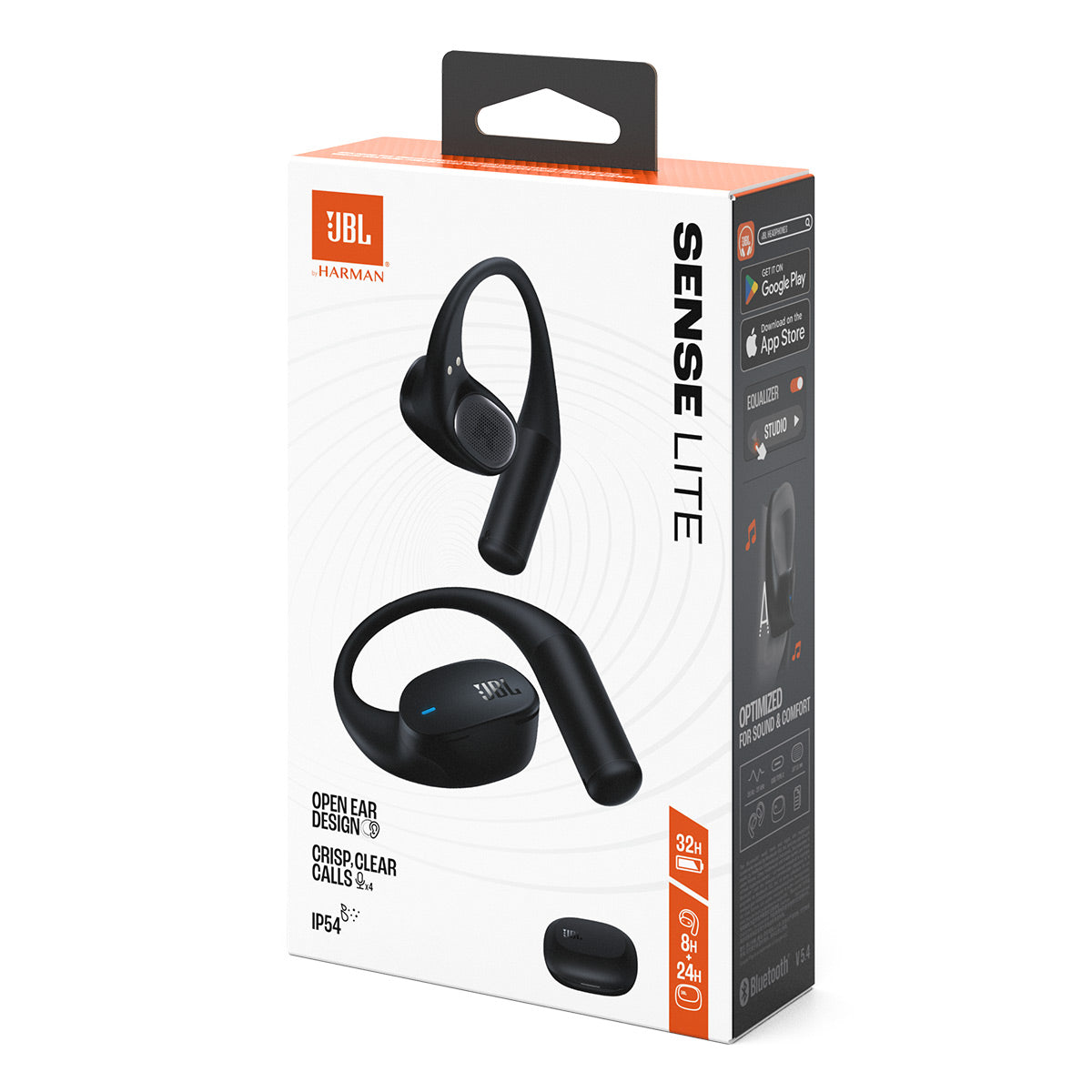 JBL Sense Lite Open-Ear True Wireless Earbuds (Black)