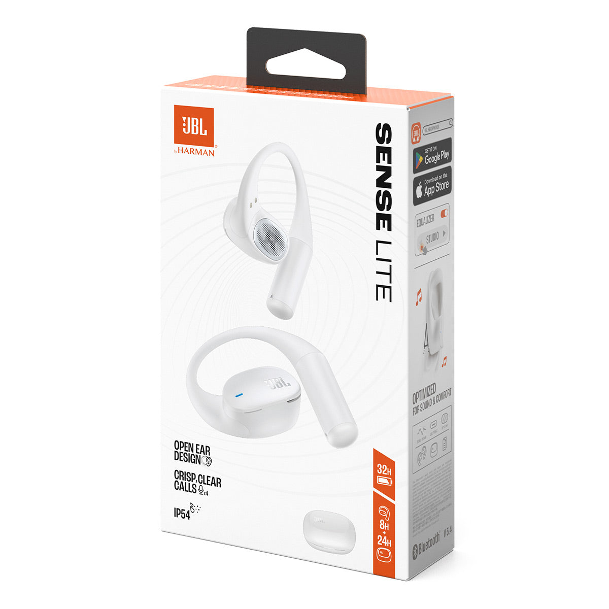 JBL Sense Lite Open-Ear True Wireless Earbuds (White)