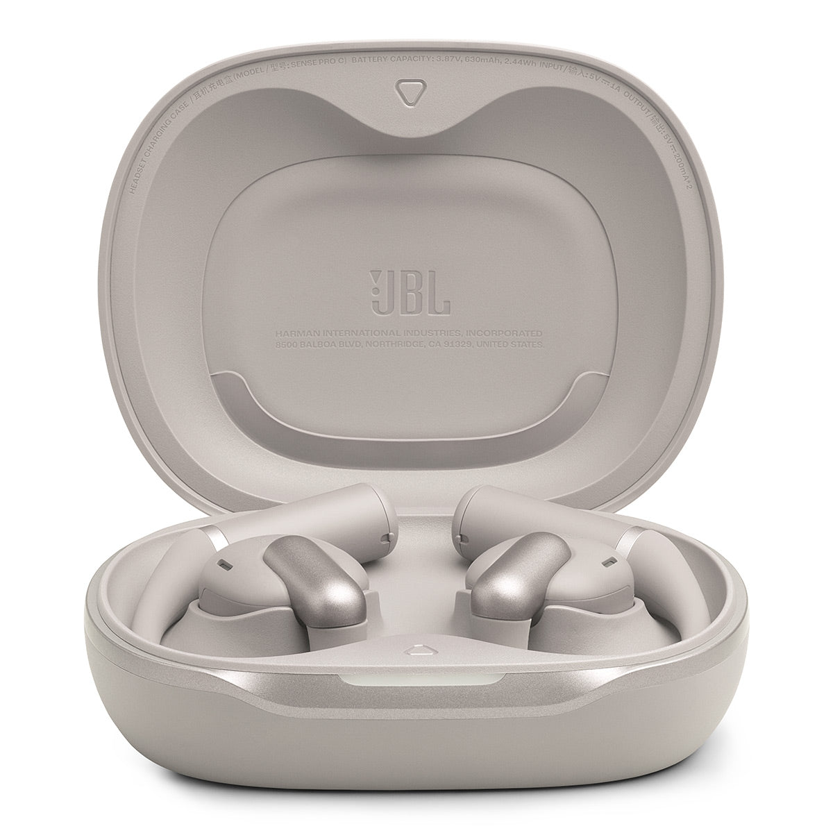 JBL Sense Pro True Wireless Open-Ear Headphones Bundle with gSport Case (Gray)