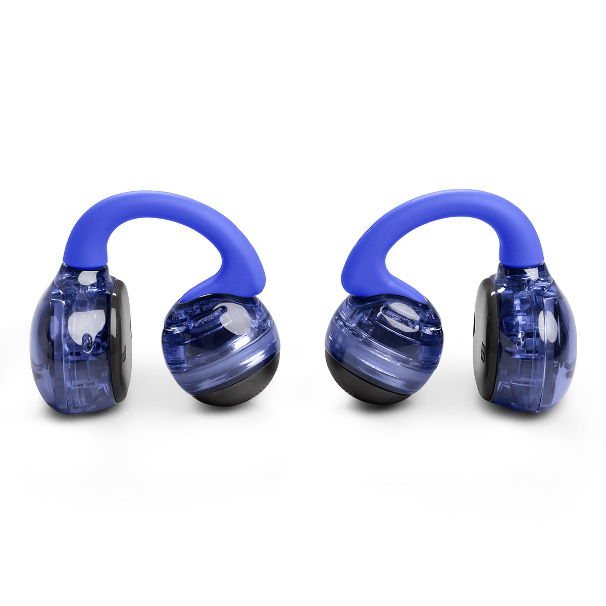 JBL Soundgear Clips True Wireless Open-Ear Headphones Bundle with gSport Case (Blue)