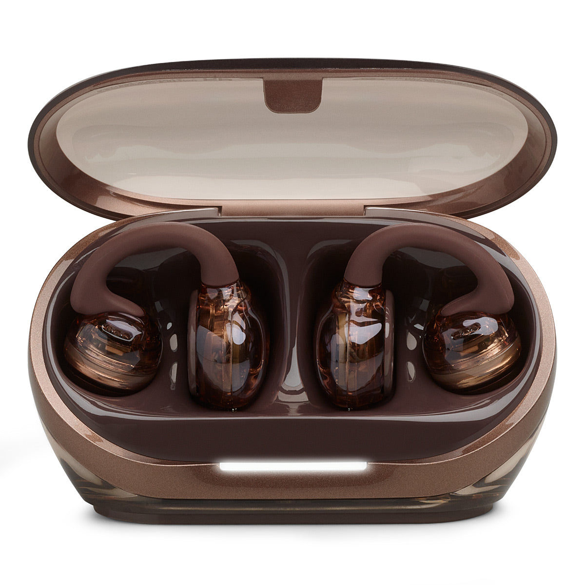JBL Soundgear Clips True Wireless Open-Ear Headphones Bundle with gSport Case (Copper)