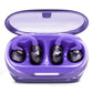 JBL Soundgear Clips True Wireless Open-Ear Headphones Bundle with gSport Case (Purple)