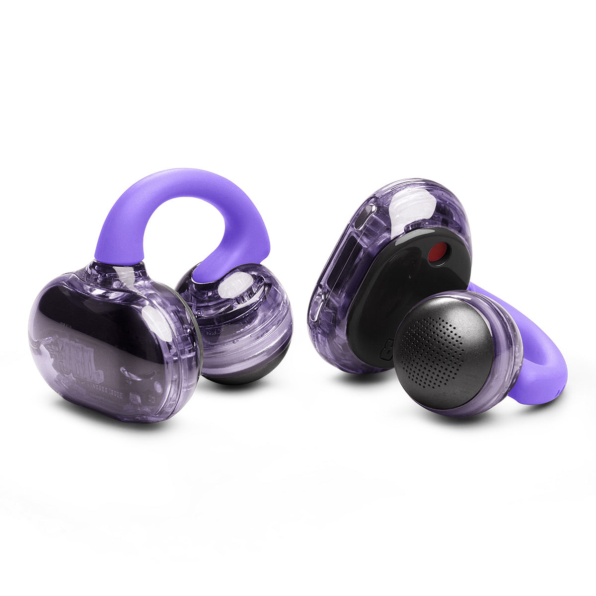 JBL Soundgear Clips Open-Ear True Wireless Earbuds (Purple)