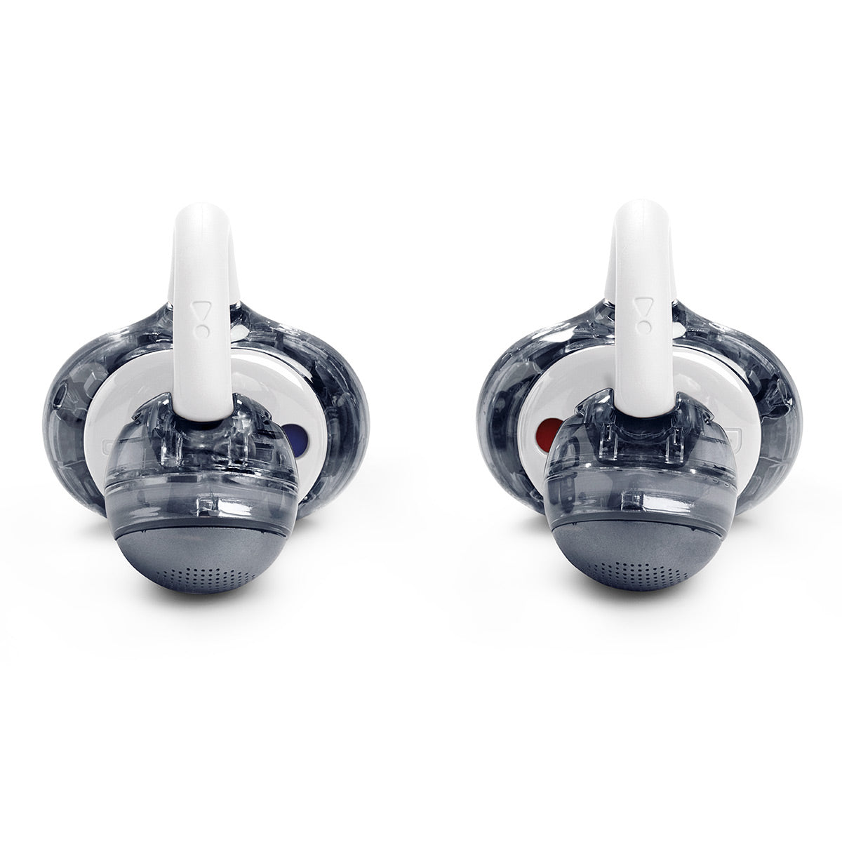 JBL Soundgear Clips True Wireless Open-Ear Headphones Bundle with gSport Case (White)