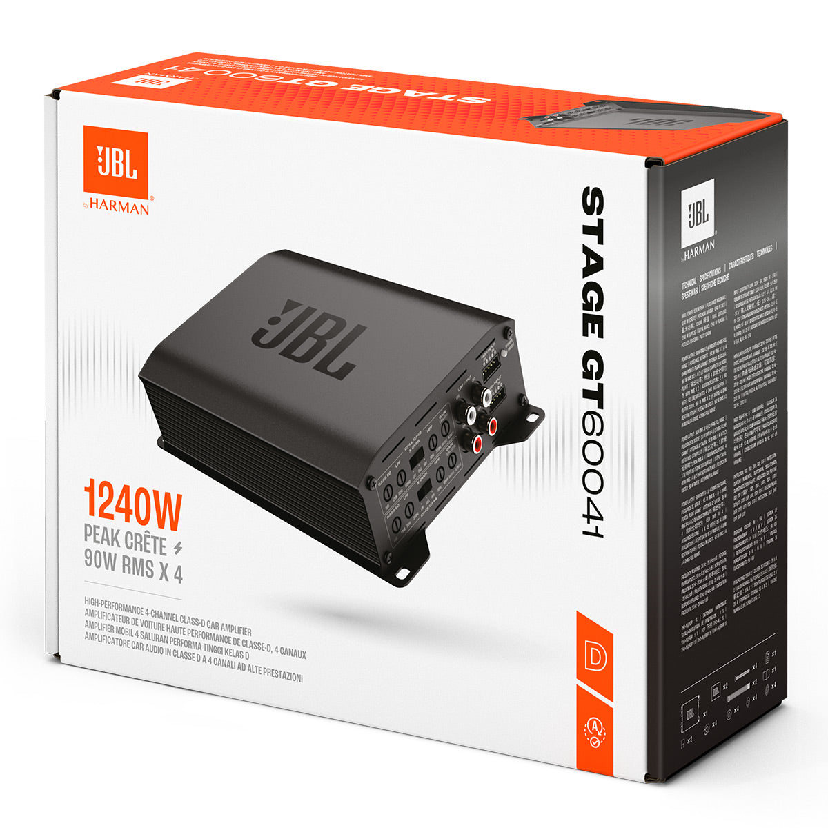 JBL Stage GT 60041 4 Channel Car Amplifier