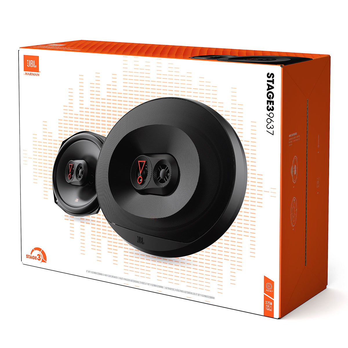 JBL Stage 3 9637 6 x 9" 3 Way Coaxial Speakers - Pair