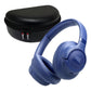 JBL Tune 730BT Wireless Over Ear Bluetooth Headphone Bundle with gSport Case (Blue)