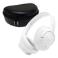JBL Tune 730BT Wireless Over Ear Bluetooth Headphone Bundle with gSport Case (White)
