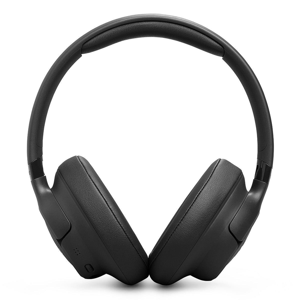 Black over-ear headphones with padded headband and cushioned ear cups