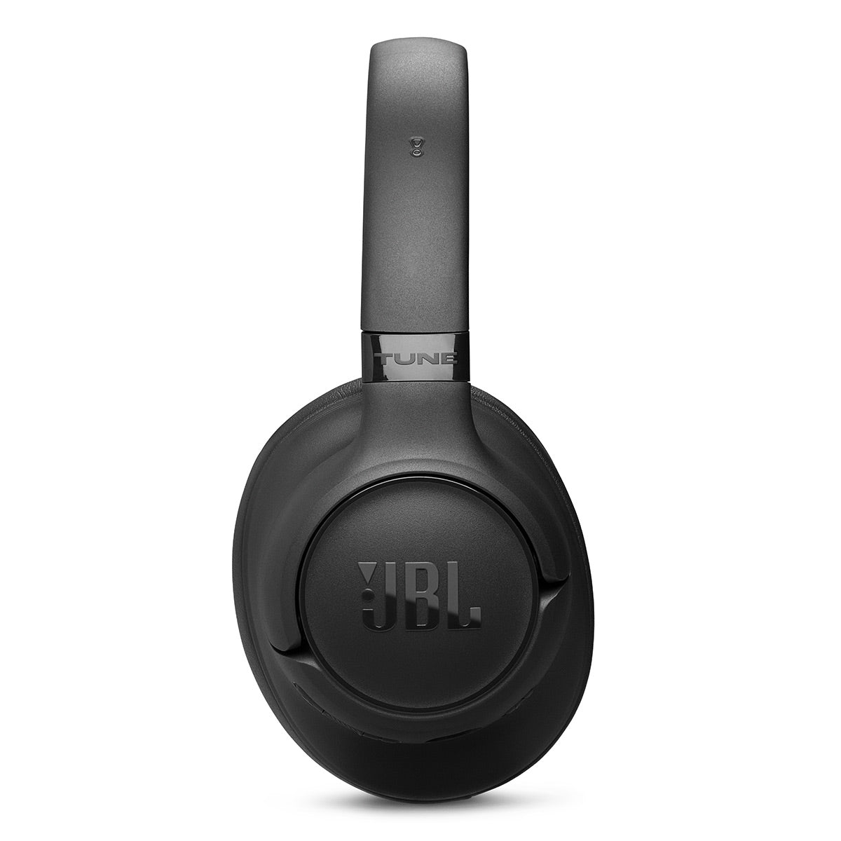Black over-ear headphones with padded ear cups and an adjustable headband