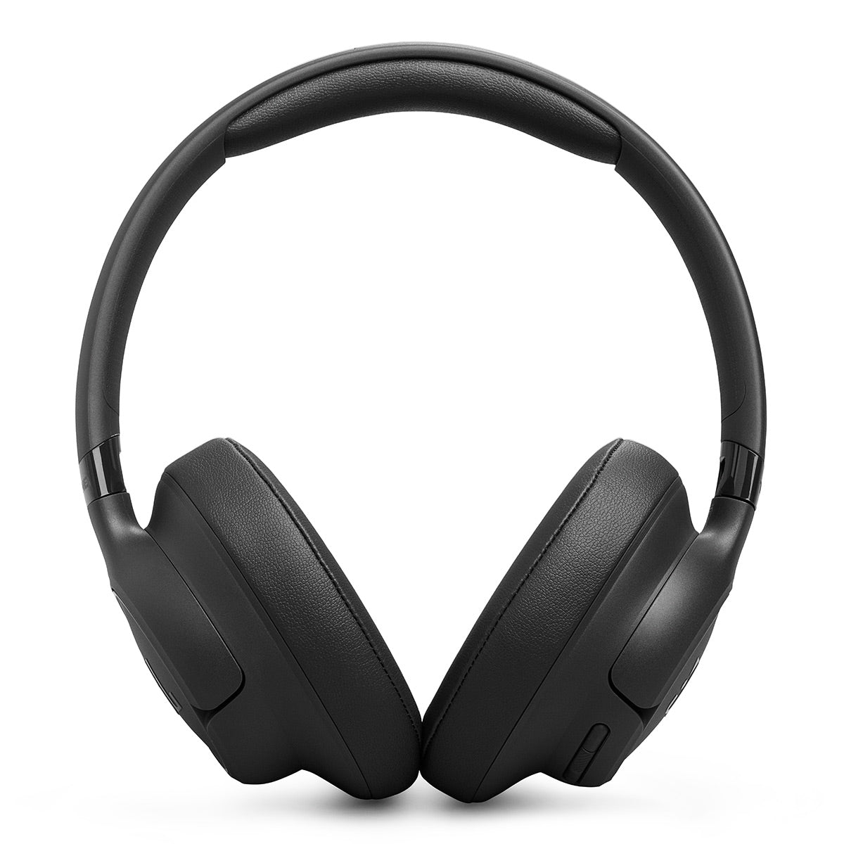 Black over-ear headphones with padded headband and cushioned ear cups
