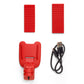 JBL Wind 3 Handlebar Bluetooth Speaker with FM Radio (Red)