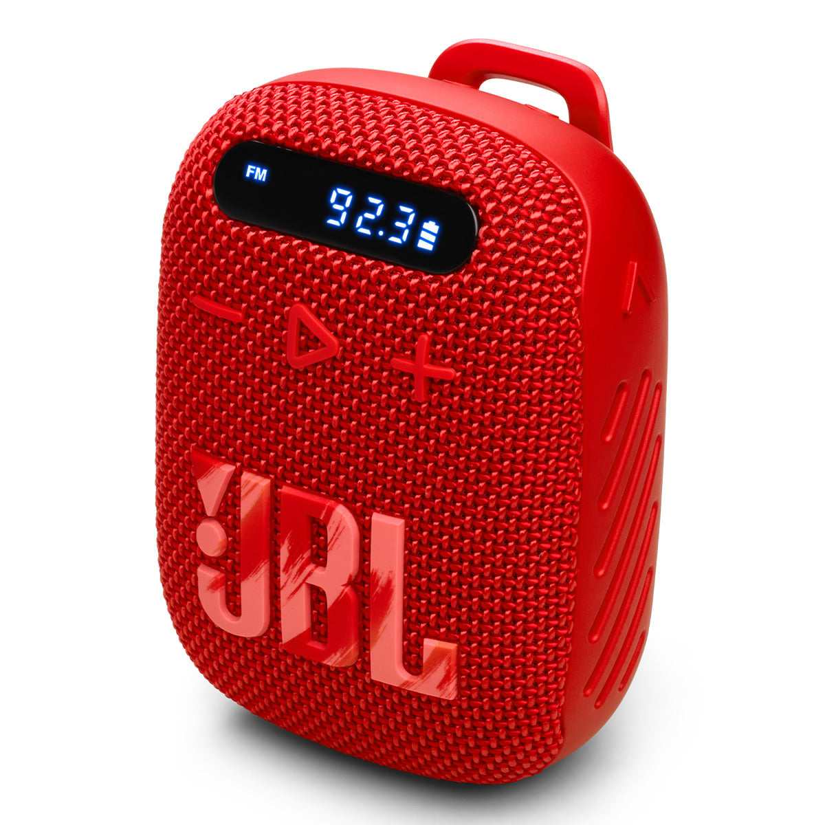JBL Wind 3 Handlebar Bluetooth Speaker with FM Radio (Red)