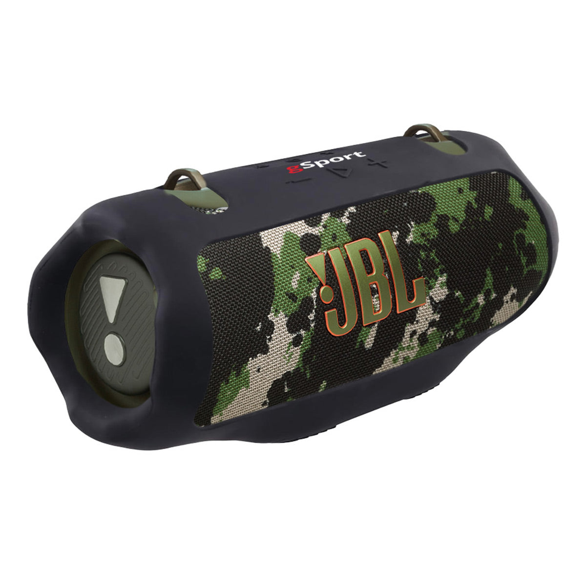 JBL XTREME 5 Bluetooth Speaker Bundle with Shoulder Strap and gSport Silicone Sleeve (Camo)