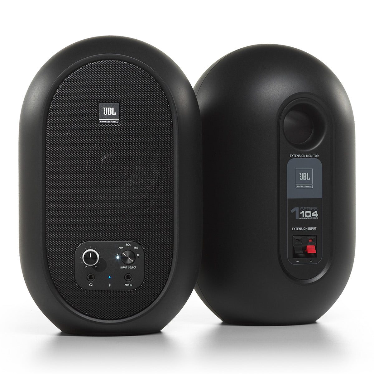 JBL Pro 104-BT 4.5 Inch Compact Desktop Reference Monitors with Bluetooth - Pair (Black)