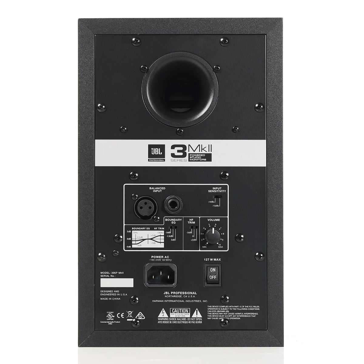 JBL Professional 305P MkII 5 Inch 2-Way Powered Studio Monitor - Each
