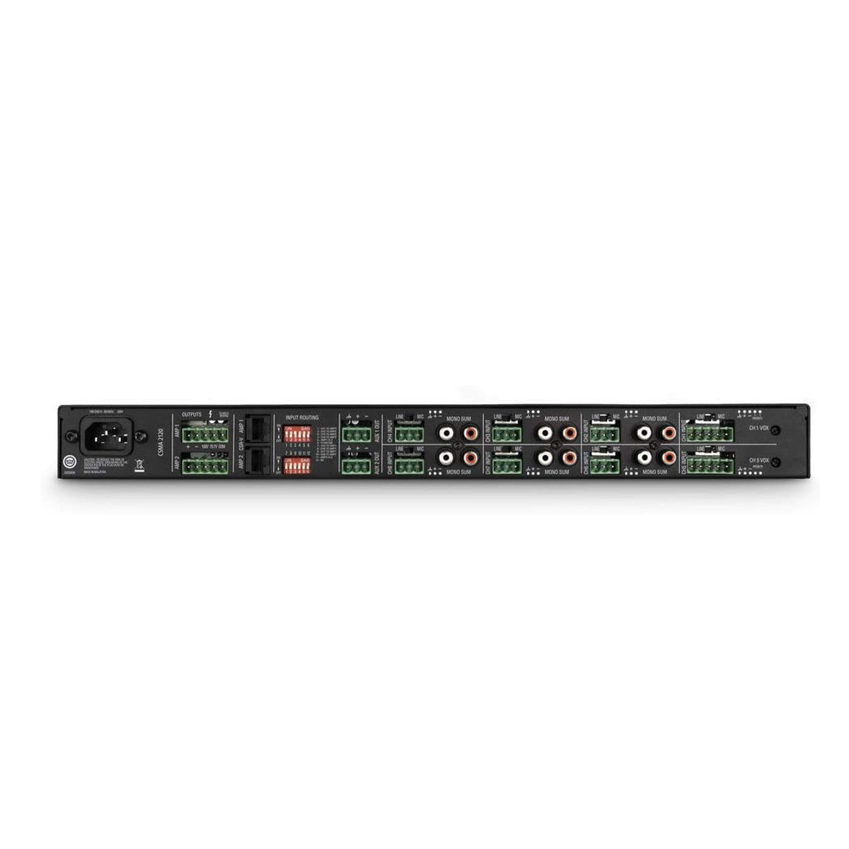 JBL Professional CSMA 2120 Commercial Series Powered Audio Mixer & Amplifier