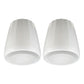 JBL Professional Control 64P/T 4 Inch Compact Full-Range Pendant Speakers - Pair (White)