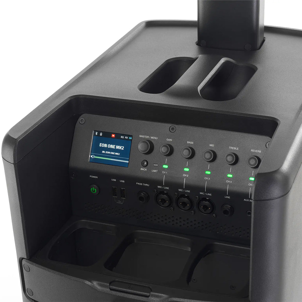 JBL Pro EON ONE Mk2 10 Inch Rechargeable Column PA with Built-In Mixer & DSP