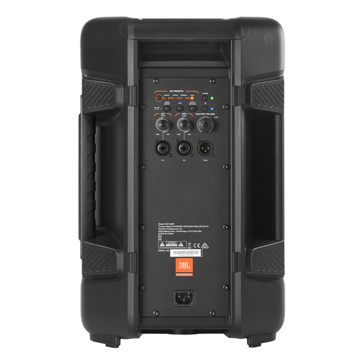 JBL Pro IRX108BT 8 Inch Powered Portable PA Speaker with Bluetooth