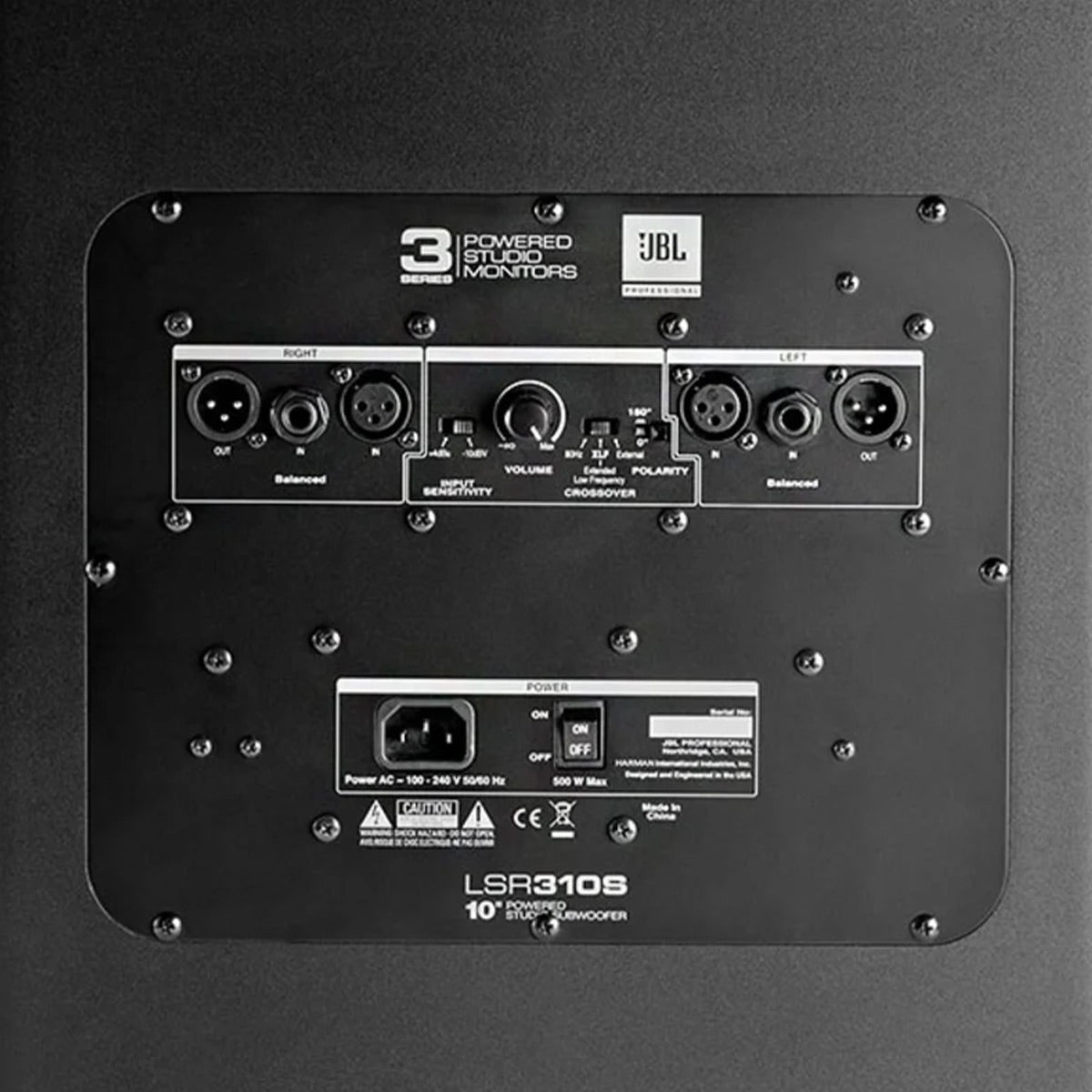 JBL Pro LSR310S 10 Inch Powered Studio Subwoofer