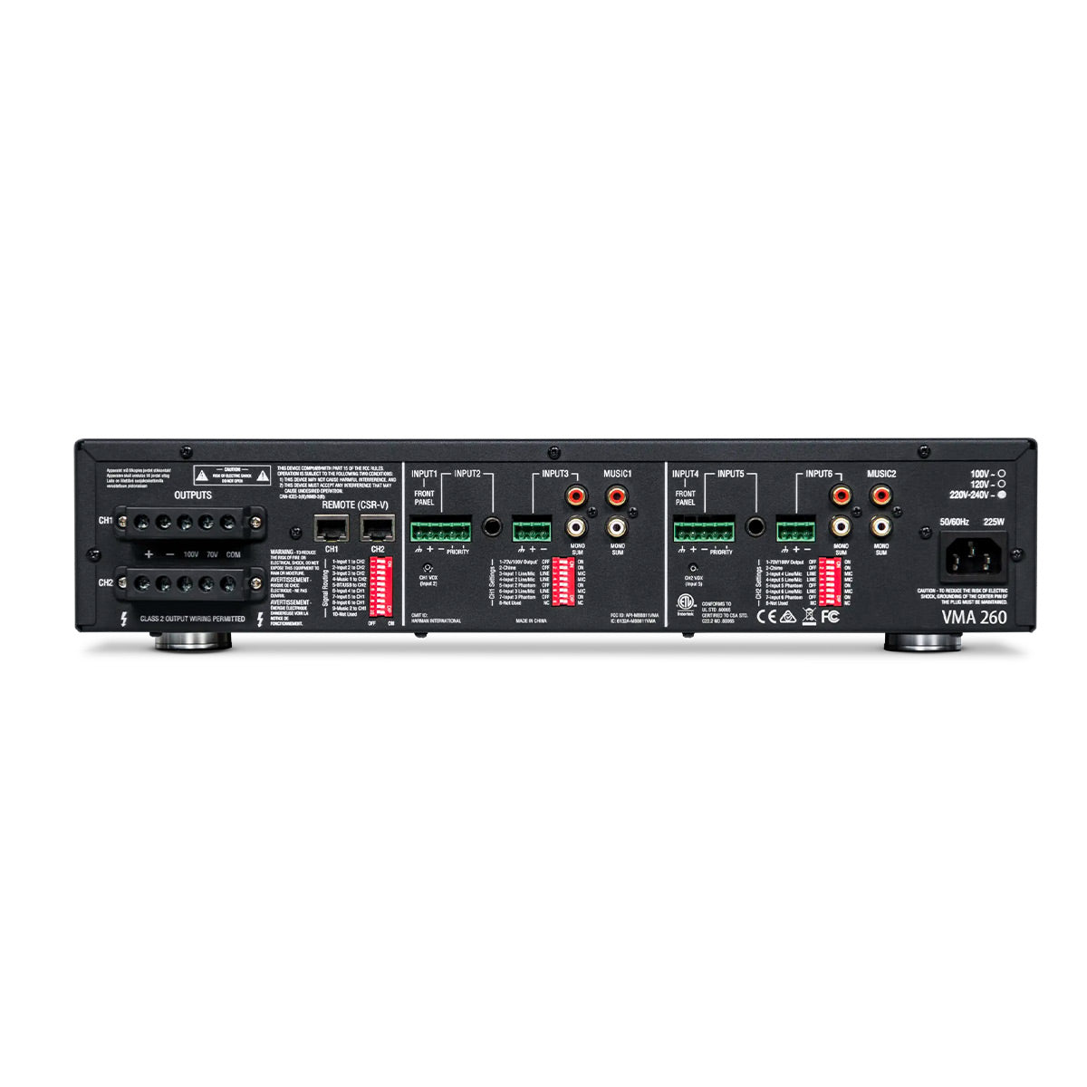 JBL Professional VMA 260 60W Commercial Mixer & Amplifier