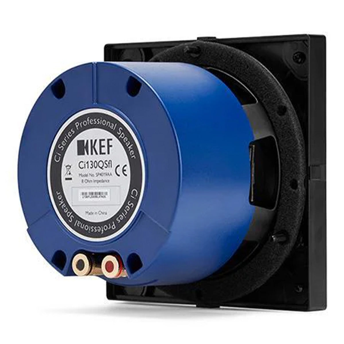 KEF Ci130QSfl 5.25" Square Flush Mounted In-Ceiling Speaker