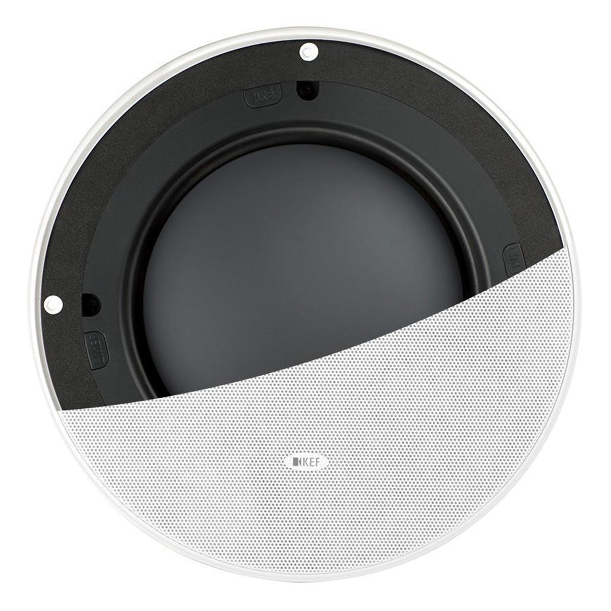 KEF Ci200TRB T Series 8 Inch Thin Subwoofer (White)