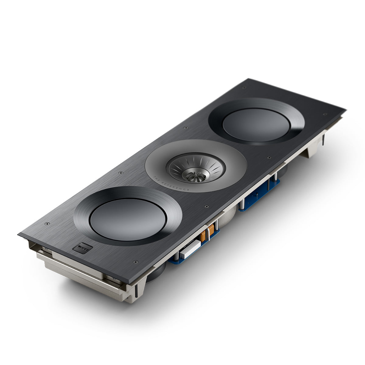 KEF Ci3160REFM-THX Reference Meta In-Wall Speaker (Gloss Black/Grey)