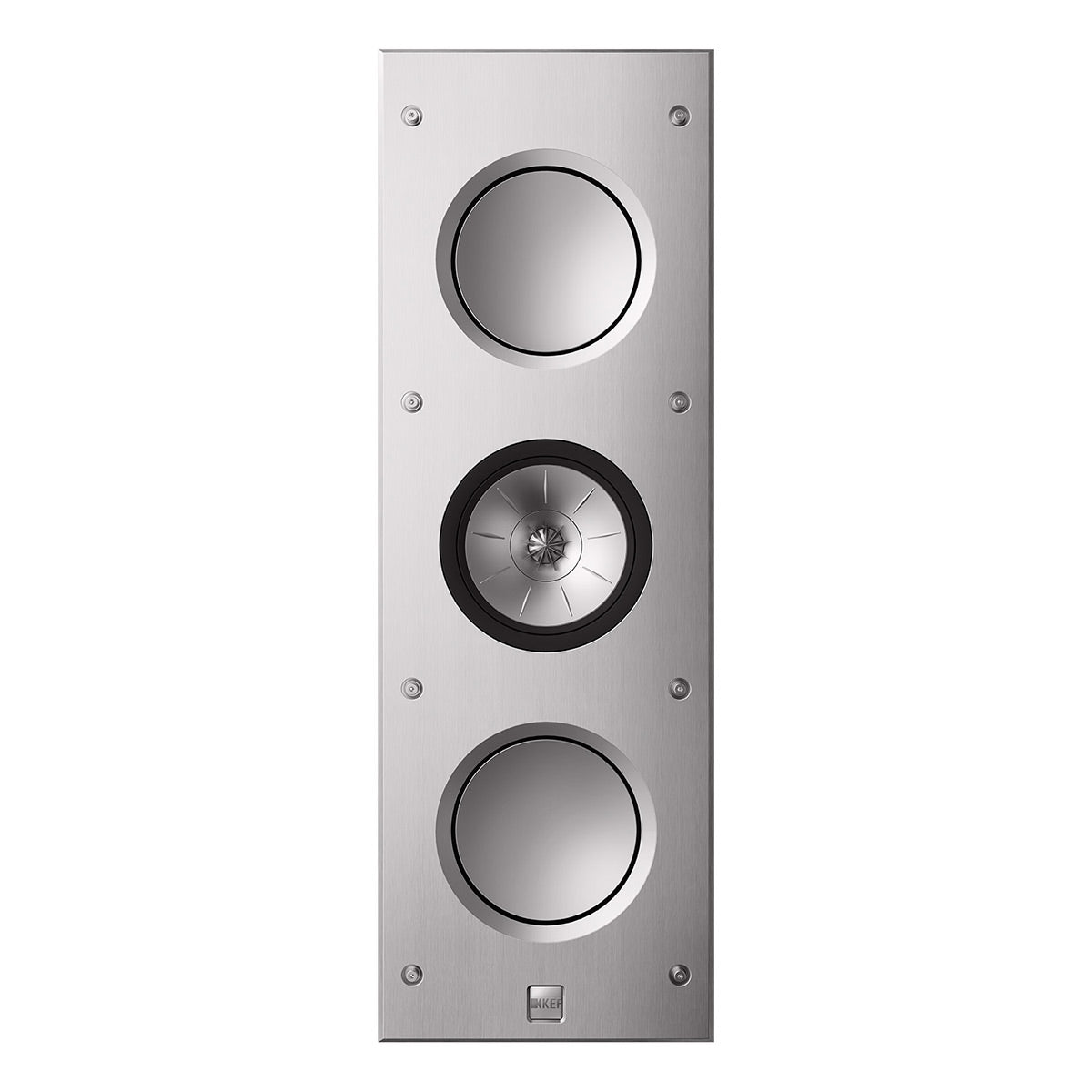 KEF Ci3160RLM-THX Meta In-Wall Speaker (Silver)
