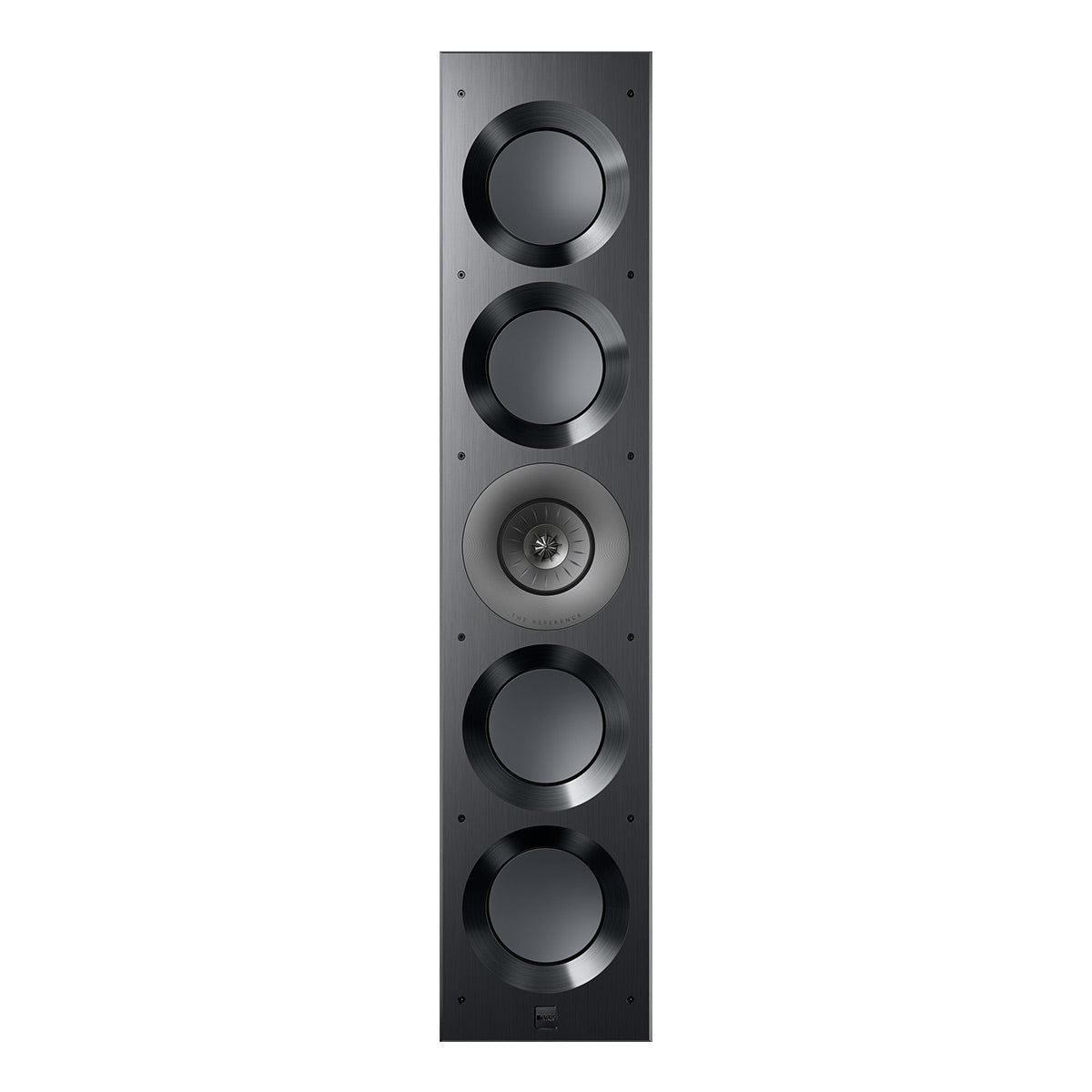 KEF Ci5160REFM-THX Reference Meta In-Wall Speaker (Gloss Black/Grey)