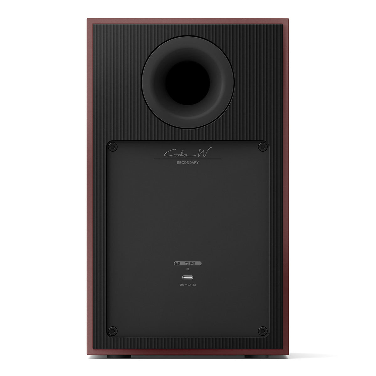 KEF Coda W Bluetooth Bookshelf Speakers - Pair (Vintage Burgundy)