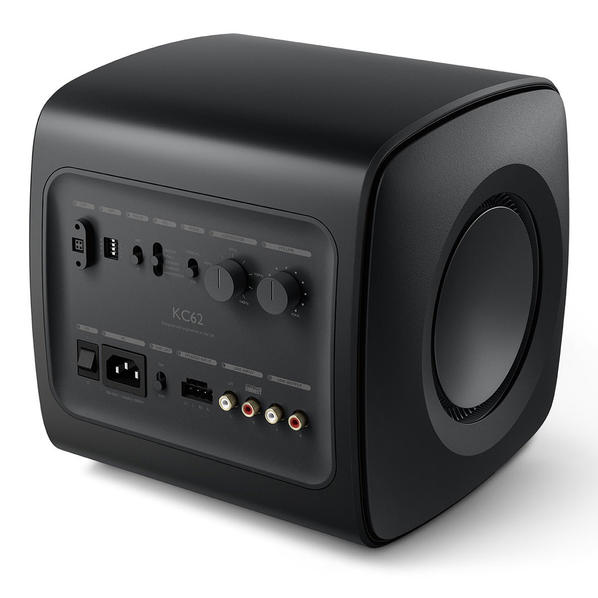 KEF K62 Twin 6.5" Subwoofer (Carbon Black)